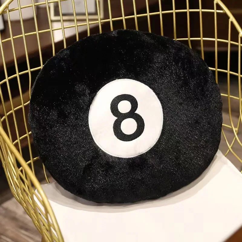 8 Ball Pillow - DiscRugs