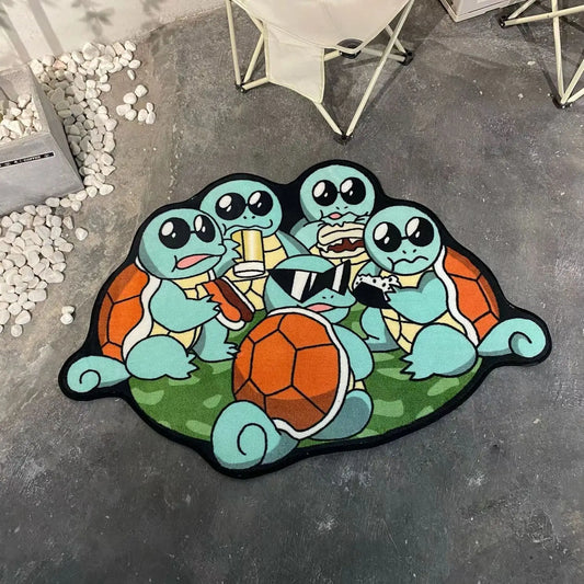 Squirtle Gang Rug