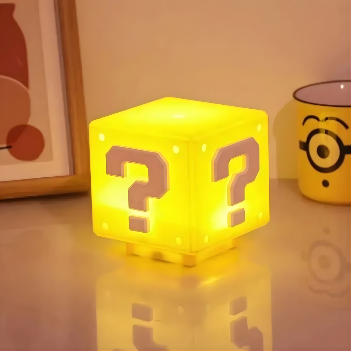 Golden Mystery Block Light